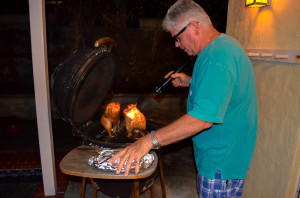 Smoked Chicken on the Big Green Egg