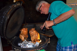 Smoked Chicken on the Big Green Egg