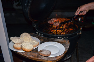 Big Green Egg Burgers