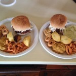 Pulled pork sandwiches and leftovers